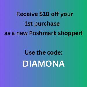 New Poshmark shoppers receive $10 off of 1st purchase